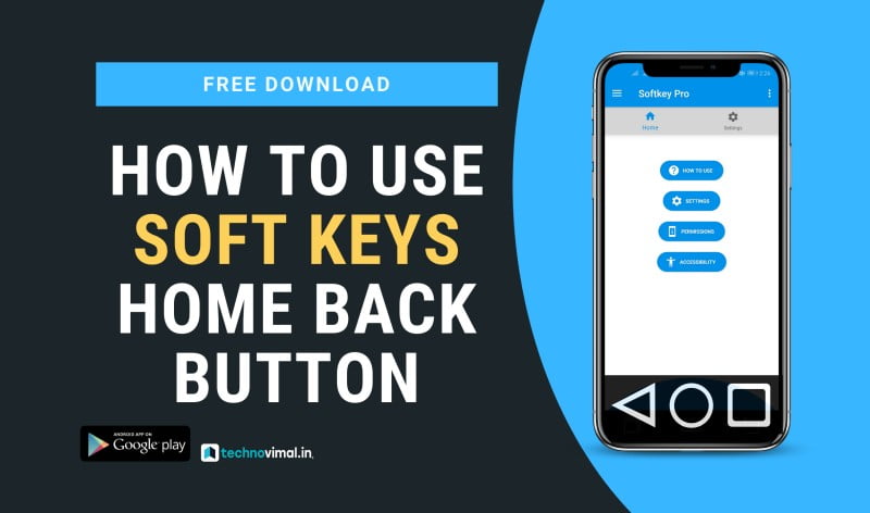 Soft Keys Home Back Button