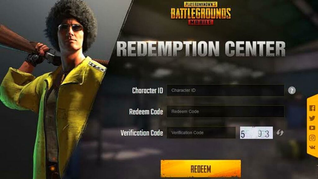 Pubg Mobile Redeem Codes