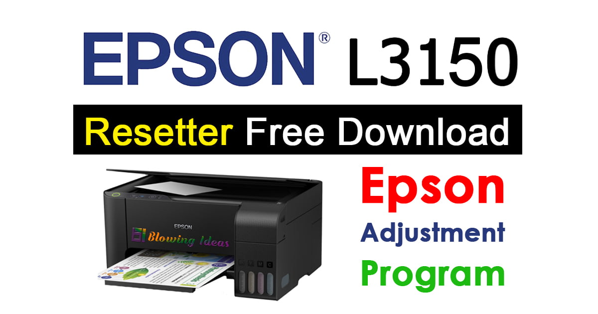 EPSON L3150 Series Resetter adjustment program