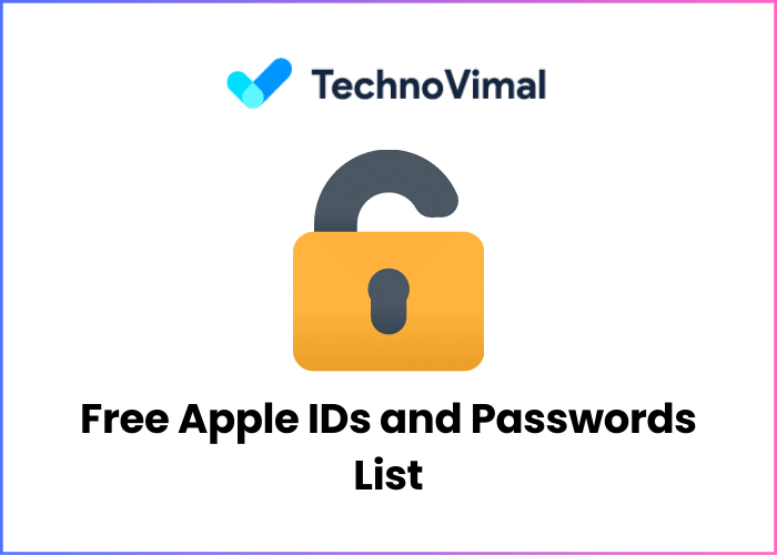 Free Apple IDs and Passwords List