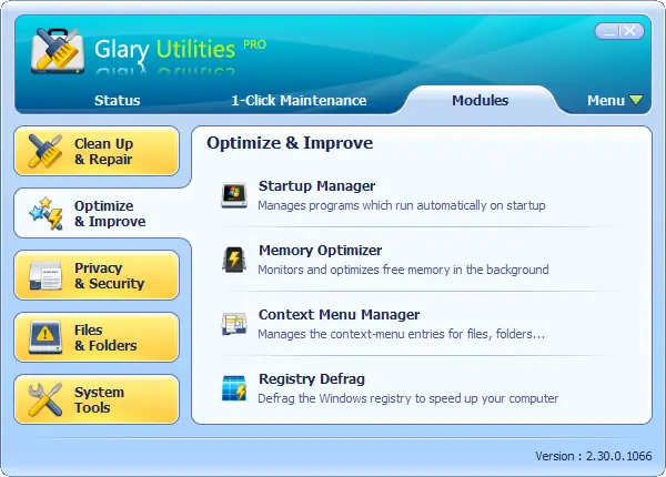 Glary Utilities Pro