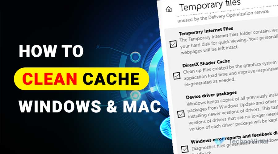 Clean Cache on Laptop Windows & Mac