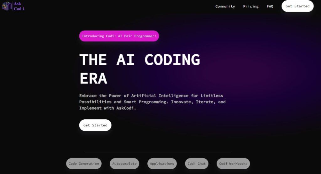 AskCodi AI Code Generators