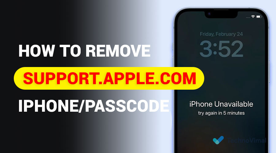 How to Remove the ‘Support Apple Com iPhone Passcode’ Screen