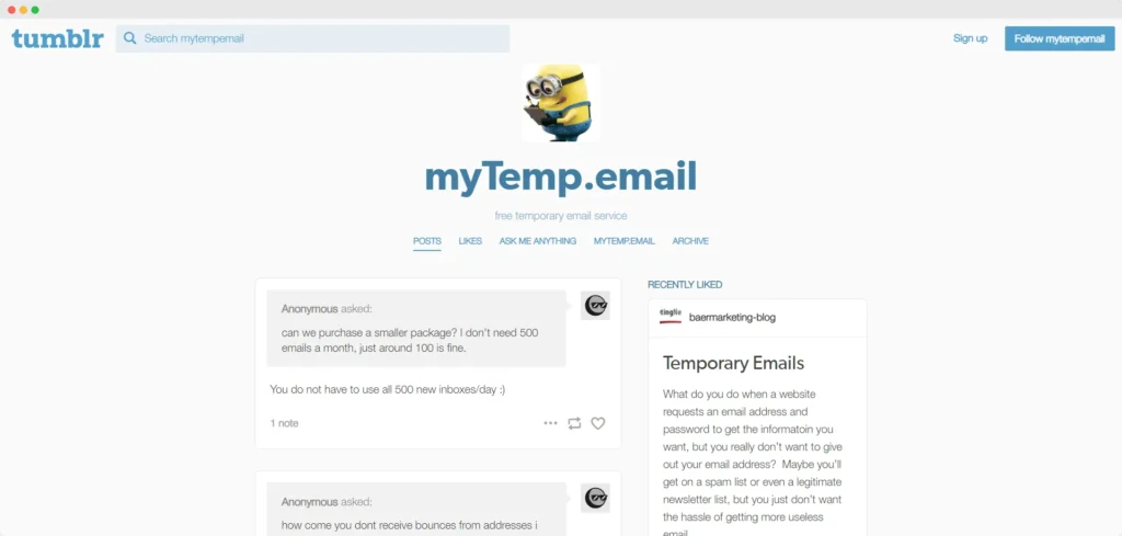  MyTemp.email